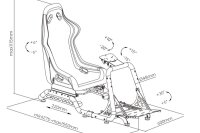 Oplite COCKPIT GTR S8 INFINITY FORCE WHITE