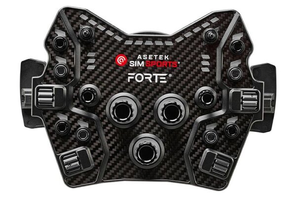 Asetek SimSports Forte GT Button Box V2 - schwarz, orange